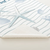 Couverture Sherpa Coquillages et perles (3/4)