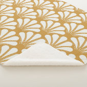 Couverture Sherpa Coquille géométrique Art déco (3/4)