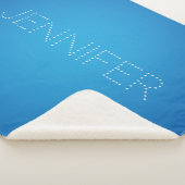 Couverture Sherpa Corail bleu aqua (3/4)