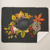 Couverture Sherpa Corbeau (Devant (Horizontal))