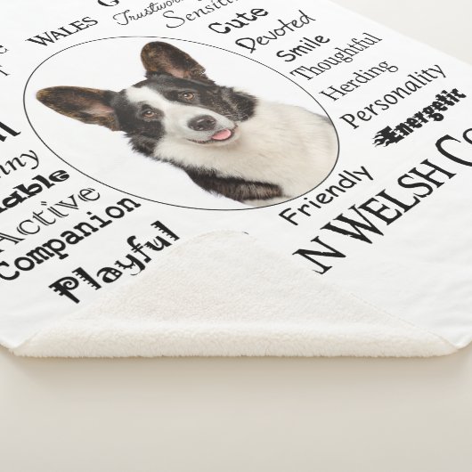 Couverture Sherpa Corgi Traits (3/4)