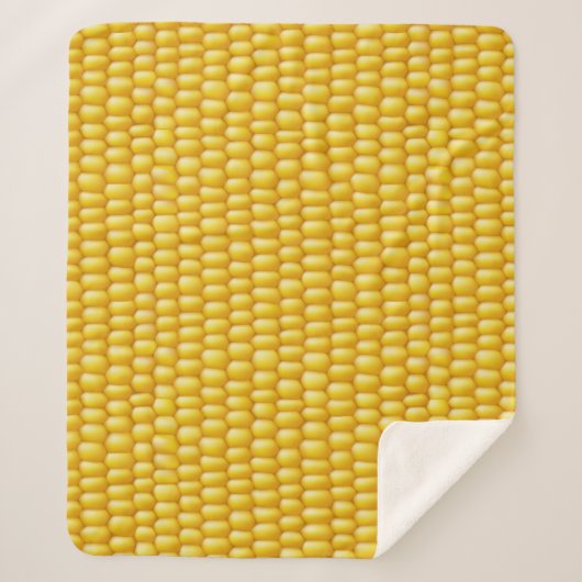 Couverture Sherpa Corn Cob Arrière - plan (Devant)