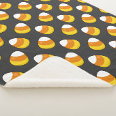 Couverture Sherpa Corne de bonbons d'Halloween (3/4)