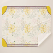Couverture Sherpa Cornerstone Blossom Olive (Devant (Horizontal))