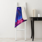 Couverture Sherpa Cosmic Dripping Planet Art (En situation)