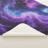 Couverture Sherpa Cosmic Galaxy Nebula Abstract Space Art Design (3/4)