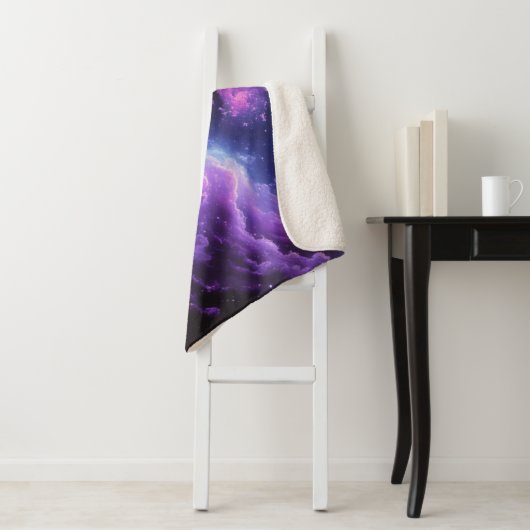 Couverture Sherpa Cosmic Galaxy Nebula Abstract Space Art Design (En situation)
