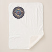 Couverture Sherpa Cosmic Mind Mandala – Abstract Brain Art (Devant)