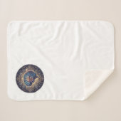 Couverture Sherpa Cosmic Mind Mandala – Abstract Brain Art (Devant (Horizontal))