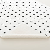 Couverture Sherpa Cosy Black Polka Motif (3/4)