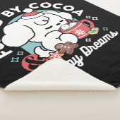 Couverture Sherpa Cosy Puppy Dreams - Chocolat chaud et Noël (3/4)