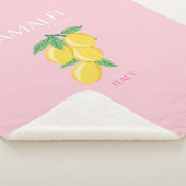 Couverture Sherpa Côte d'Amalfi, Salle Préppy, Rose (3/4)