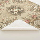Couverture Sherpa Cottage Traditions florales Sherpa Blanket (3/4)