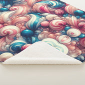 Couverture Sherpa Cotton Candy Bubblegum (3/4)