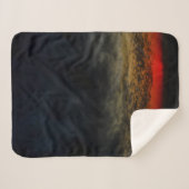 Couverture Sherpa Coucher de soleil avant la tempête (Devant (Horizontal))