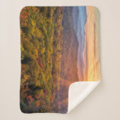 Couverture Sherpa Coucher de soleil d'automne à Beacon Heights (Devant)