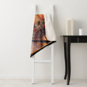 Couverture Sherpa Coucher De Soleil Doré Sur Un Café De Ville Pluvie (En situation)