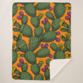 Couverture Sherpa coucher de soleil du désert (Devant)