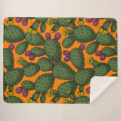 Couverture Sherpa coucher de soleil du désert (Devant (Horizontal))