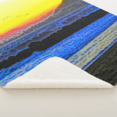 Couverture Sherpa Coucher de soleil mystique (3/4)
