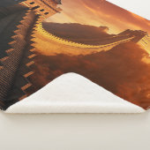 Couverture Sherpa Coucher de soleil sur la Grande Muraille de Chine  (3/4)