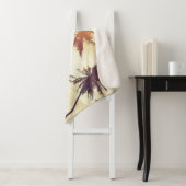 Couverture Sherpa Coucher de soleil tropical : Palm Silhouette Vinta (En situation)