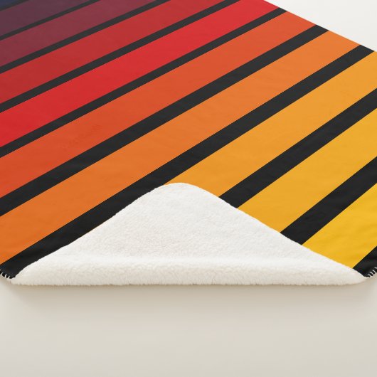 Couverture Sherpa Coucher du soleil (3/4)