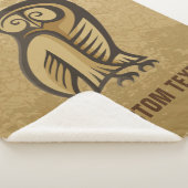 Couverture Sherpa Couleur du symbole de hibou (3/4)