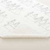 Couverture Sherpa couleur moi, couleur tissu, (3/4)