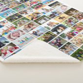 Couverture Sherpa Couleur personnalisée simple 72 Rectangle Photo Co (3/4)