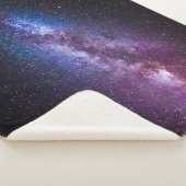 Couverture Sherpa Couleurs claires de la voie lactée (3/4)