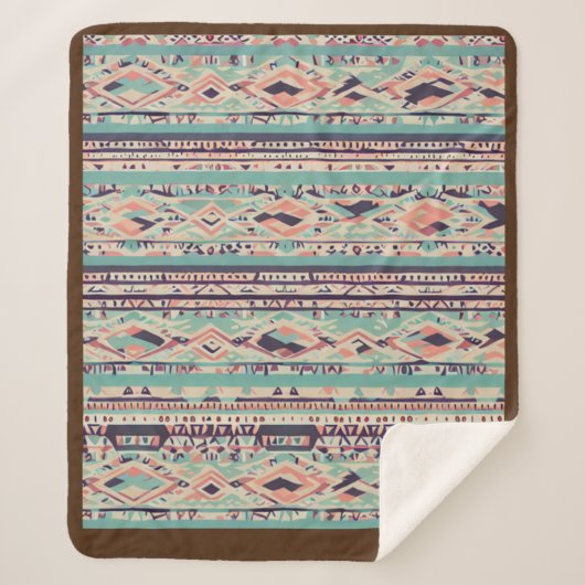 Couverture Sherpa Couleurs d'automne (Devant)