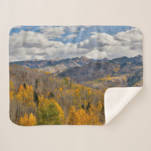 Couverture Sherpa Couleurs d'automne des trembles et des chênes Keeb