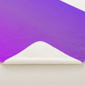 Couverture Sherpa Couleurs dégradées violet (3/4)