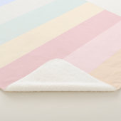Couverture Sherpa Couleurs Douces (3/4)