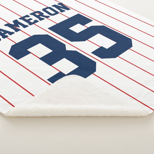 Couverture Sherpa Couleurs entièrement modifiables Nom des rayures d (3/4)