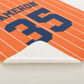 Couverture Sherpa Couleurs entièrement modifiables Nom des rayures d (3/4)