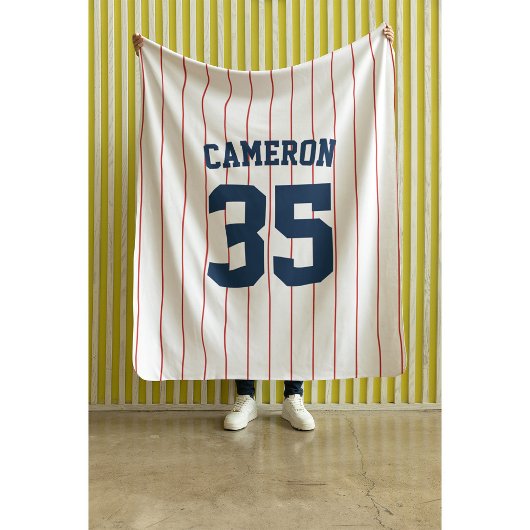 Couverture Sherpa Couleurs entièrement modifiables Nom des rayures d