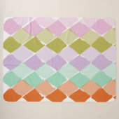Couverture Sherpa Couleurs été motif (Devant (Horizontal))