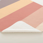 Couverture Sherpa Couleurs pastel automnales (3/4)