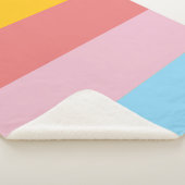 Couverture Sherpa Couleurs pastel d'été (3/4)