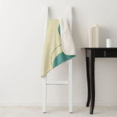 Couverture Sherpa Couleurs pastel formes abstraites arrière - plan m (En situation)