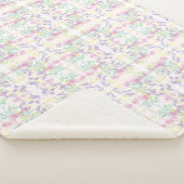 Couverture Sherpa Couleurs printanières Abstraites (3/4)