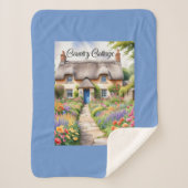 Couverture Sherpa "Country Cottage" (Devant)