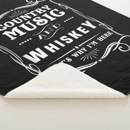 Couverture Sherpa Country Music And Whiskey That's Why I'm Here (3/4)