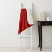 Couverture Sherpa Coup De Feu Rouge Sur Votre Photo (En situation)