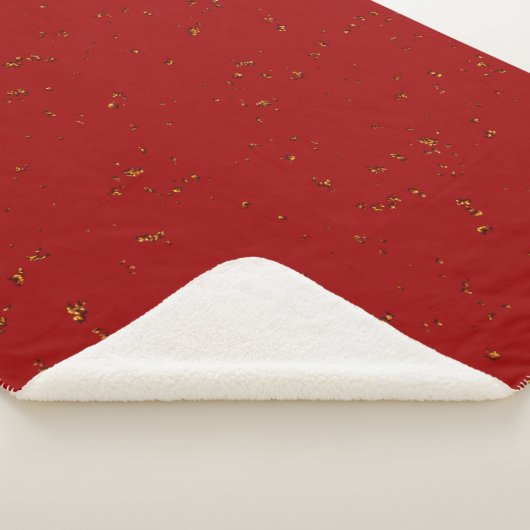 Couverture Sherpa Coup De Feu Rouge Sur Votre Photo (3/4)