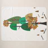 Couverture Sherpa coupe de bois (Devant (Horizontal))