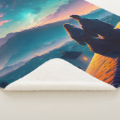 Couverture Sherpa Couple Assis Sur Le Toit (3/4)