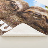 Couverture Sherpa Couple de paresseux (3/4)